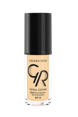 Golden Rose Total Cover 2 In1 Fondöten& Kapatıcı No:021