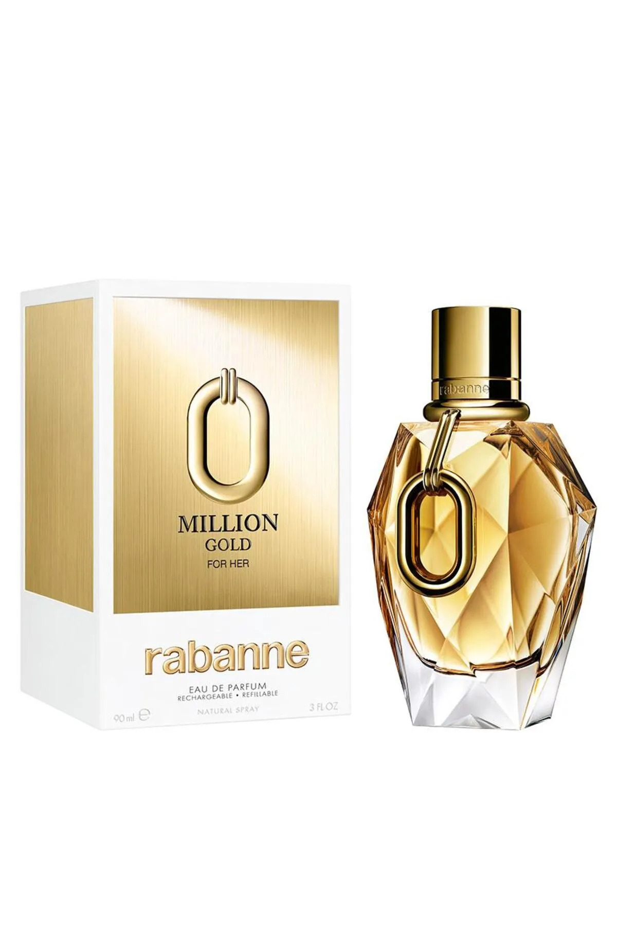 Paco Rabanne Rabanne Million Gold For Her Refillable Edp 90 ml